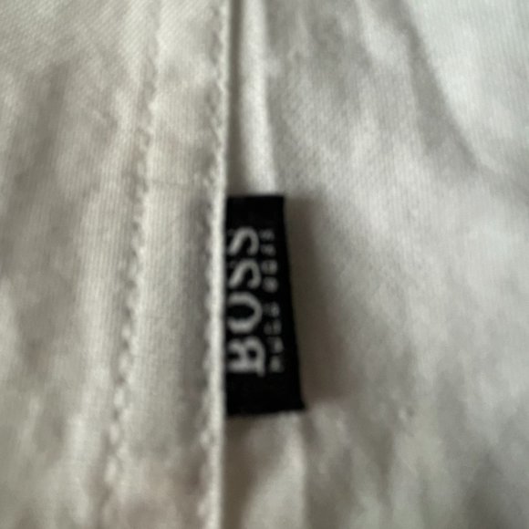 Hugo Boss Button Up Front Shirt, Size XL Slim Fit, White, Long Sleeve - Picture 8 of 9